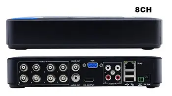 Smar Mini 4/8CH Full D1 H. 264 HDMI Bezpečnostný Systém CCTV DVR 4/8 Kanál 720P 1080P NVR Hybrid AHD DVR Rekordér Mobile HVR RS485