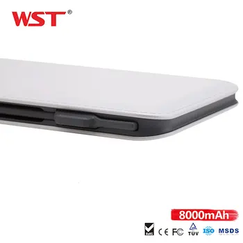 WST Originálne Prenosné Nabíjačky Ultra Tenká Batéria Li-pol Napájací Banka s Indikátor pre iPhone Huawei LG Xiao