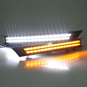 LED Svetlá pre Denné svietenie Pre Mazda CX-5 CX5 CX8 CX-8 2017 2018 drl hmla žiarovka 12V ABS DRL svietenie s smerovku