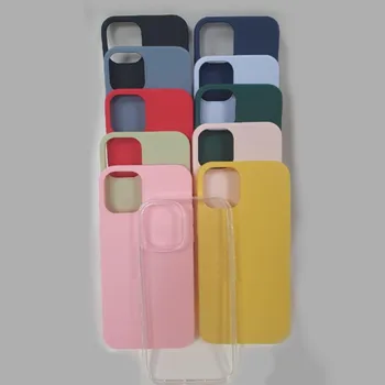 Silikónové puzdro Pre iPhone 12 Iphone 12 Pro Kryt Kvapalné Silikónové obaly Na iPhone 12 Iphone mini Pro Max 12