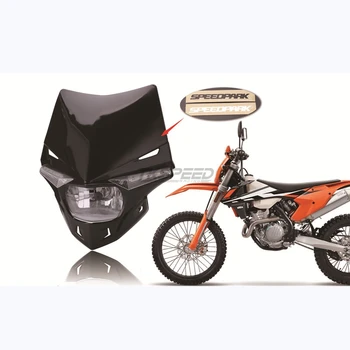 Univerzálny H4 Motocykel Svetlometu Dirt Bike Motocross Dual Športu Vedúci Svetlo Na KTM V SX SXF XC MX SMR Enduro Supermoto