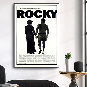 Rocky Balboa 1976 Filmové Plátno na Maľovanie Klasických Plagátov a Tlačí na Steny Umenie Obrázok pre Obývacia Izba Domova Cuadros