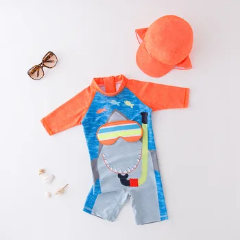 2020 chlapčeka plavky s spp vyhovovali surfovanie Nosenie Shark plávanie oblek dieťa batoľa detský deti opaľovací Krém pláž, kúpanie Oblek