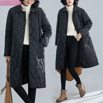 2020 jeseň zima nové žien srsť strednej dĺžky hrubé čalúnená kabát bežné šaty ľahká bunda coats ženy je zimná vetrovka