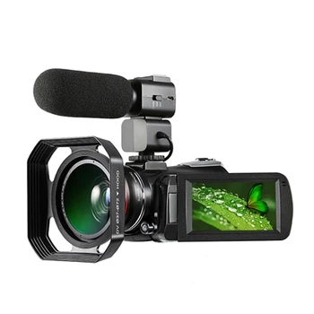 Ordro 4k UHD WIFI 24MP digitálneho videa fotoaparátu s 3.0