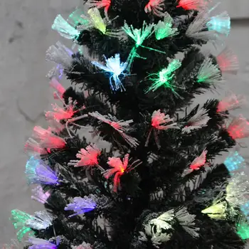 Nový Nový Rok umelý Vianočný stromček jedľa borovica snehom pokryté všetky farby, led & optické svetelné & Hviezdičkový 120/150/180/210