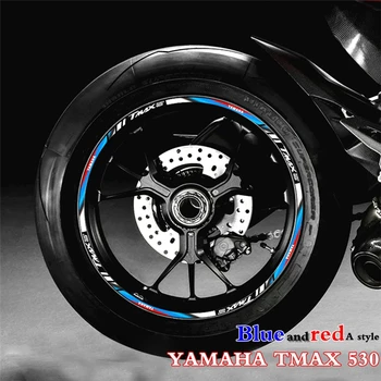 Nové Reflexné, Nepremokavé Nálepka pre Yamaha TMAX530 Upravené Zdobené Náboj Kolesa Krúžok Ocele Motocykel Krúžok