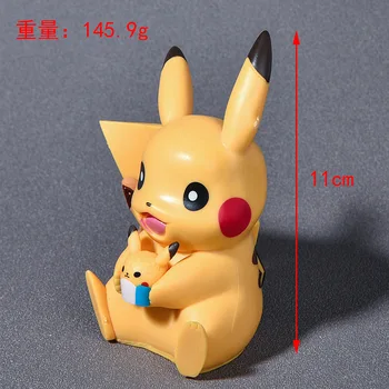 TAKARA TOMY Anime Postavy Pokemon Pokemon Hand-made Pikachu Bábika Detí, Narodeniny Bábika Tortu Dekorácie, Ozdoby