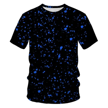 Voľné Módne Geometrie Grafika pánske T-shirts 3d tlač bežné grafické t košele O-neck t shirt pre človeka harajuku nadrozmerné top