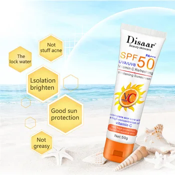 VC Tela, Tváre opaľovací Krém Krém SPF 50 Zubov Hydratačné Sunblock Pokožky UV Ochranný Krém, Olej-kontrola Nepremokavé Sun Cream