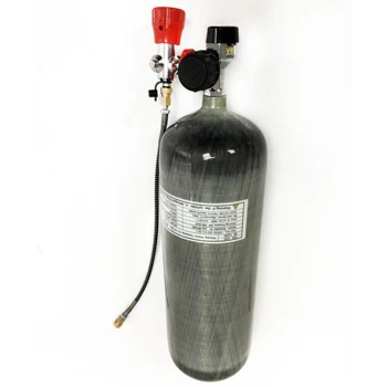 Acecare Potápanie Vzduchu Pcp Nádrž Hpa 9L CE 4500psi Uhlíkových Vlákien Plynovej pre Potápačské Fľaše Pcp Ventil s Vyplnením Statinon