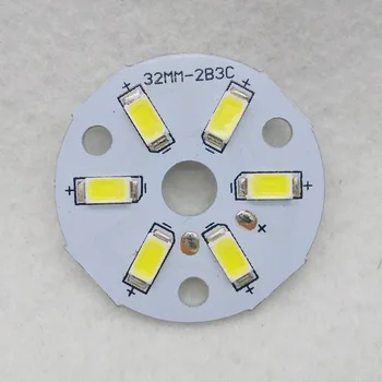 UMAKED 3W 32mm LED PCB Lampa doska SMD5730 Led nainštalovaný ľahkú dosku Hliníkový plech Teplé/Prírodná/Biela Žiarovka pre Ceilig svetlo