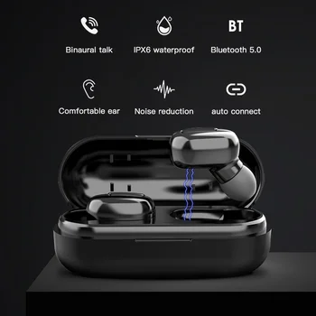 L13 TWS Bluetooth 5.0 Bezdrôtové HiFi Hudobné Slúchadlá Nepremokavé Športové Slúchadlá Mini Ture Bezdrôtové Obchodné Headset Pre Telefón