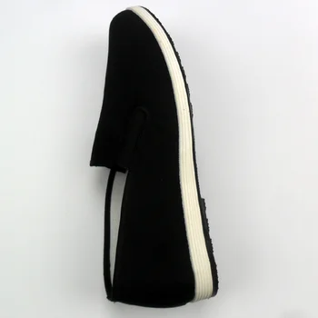 Kvalitné Čierne plátenné Topánky Bruce Lee Vintage Čínskej Kung-Fu topánky Wing Chun Tai Chi Papuče Bojové Umenie Čistej Bavlny Topánky