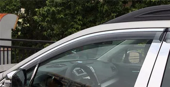 Auto-styling vhodné na Subaru Outback 2010 2011 2012 2013 plastových Okien sklo Vietor Clonu Dažďa/Sun Stráže Prieduch 4pcs