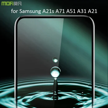 MOFi Tvrdeného Skla Pre Samsung Galaxy A21s A71 A51 A31 Ochranný Film 21 s Vysokým Rozlíšením Neporušenom Hrany Anti-Odtlačkov prstov