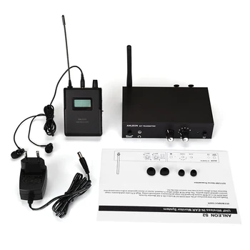 Pre ANLEON S2 Stereo Bezdrôtový Monitor Systém Bezdrôtové Slúchadlá Mikrofón Vysielač Systému 561-568Mhz 100-240V NTC Anténu Auta