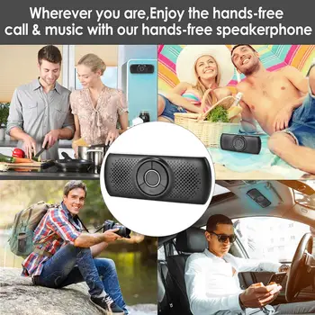 Viacbodové Odposluch 4.1+EDR Wireless Bluetooth Handsfree Súpravou do Auta MP3 Hudobný Prehrávač pre IPhone, Android Dropshipping Hot
