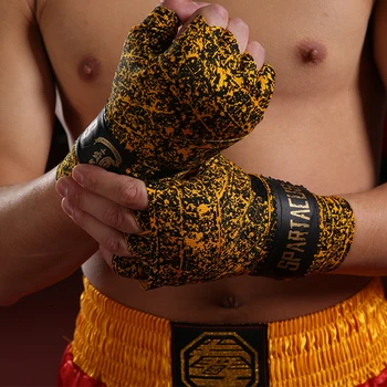 3M 5M kickbox zábaly Muay thai boxing glove strane Vysoko kvalitnej elastickej bavlny MMA chrániče punč boxerské bandáže