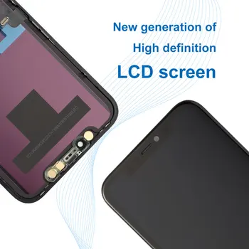 Top Kvalita Pre iPhone XR TFF LCD Incell Displej Dotykový Displej Digitalizátorom. Náhradné Zhromaždenie na Podporu Pravda-Tón S Darček