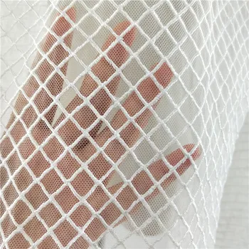 High-end lete textílie geometrické svadobné šaty mriežky čipky textílie DIY príslušenstvo čipky výbava