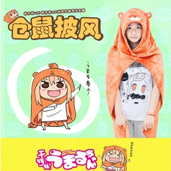 Himouto Umaru-chan Plášť Doma Umaru Halloween Cosplay Kostým Flannels Peleríny Deka Mäkké Spp Hoodie