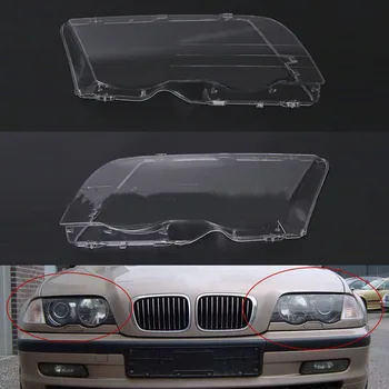 Auto Svetlometov Kryt Tienidlo Ľavý Pravý Svetlomet Shell Vedúci Svetlo Objektív Pokrýva pre BMW E46 318i 320i 323i 325i 328i 2001-1998