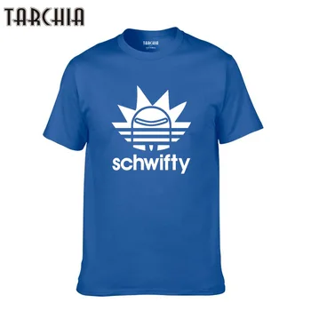 TARCHIA Krátke Rukáv Tričko Schwifty Top Tee 2021 Módne T-Shirts Vytlačené Male Plus Tričko Muži Nový Chlapec Značky T Homme Lete