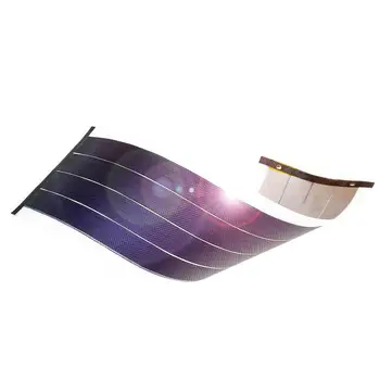 Profesionálne Prispôsobenie Flexibilný Solárny Panel Tenký Film DIY Nabíjačka Fotovoltaické Solárne Články Nepremokavé Skladacia 2W
