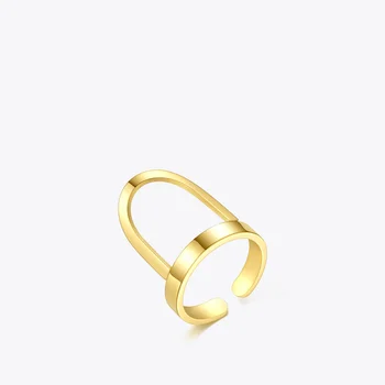 ENFASHION Otvorte Duté Ruky Prstene Pre Ženy, Zlatá Farba Nechtov Krúžok z Nehrdzavejúcej Ocele Módne Šperky Strany Anillos R204067