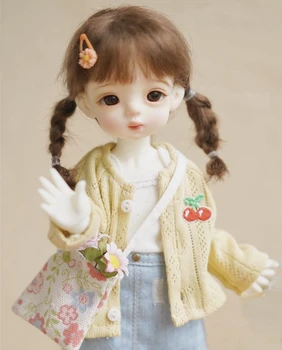 BJD bábiky oblečenie je vhodné pre veľkosti 1/6 pletený sveter top bunda bábika príslušenstvo