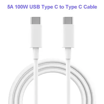 5A Typ C do USB C Kábel 100W PD Rýchle Nabíjanie Kábel Pre Apple MacBook Pro pre Samsung S10 S9 A8 A9