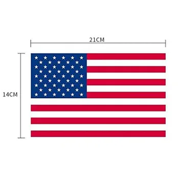 20pcs Americkej Vlajky String Amerika USA Bunting Banner Malý NÁS Vlajky, Bannery 14*21 CM Dekorácie Hmôt Vlajka kw41