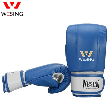 Wesing 8 OZ Punč Taška Rukavice Boxerské Rukavice Otvorené Palec Boj MMA Muay Thai Školenia Cvičenia Palcové Sanda Výstroj