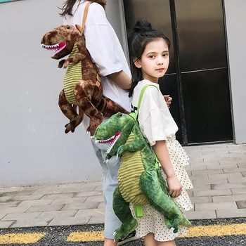 3D Veľké Živé Dinosaura Luxusný Batoh pre Deti Batohy Deti Malé Taška Dievča Roztomilé Zvieracie vzory Cestovné Tašky, Hračky, Darčekové 4 Farby