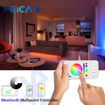 LED RGB Controller Bluetooth a INFRAČERVENÉ Diaľkové DC12-24V LED Controller Android a IOS APLIKÁCIE Pre 3528 5050 RGB LED Pásy Svetla