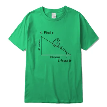 XINYI pánske t-shirt Vysoká kvalita bavlna, krátky rukáv Zábavné Matematická geometria tlač mužov tričko harajuku mužské tričko