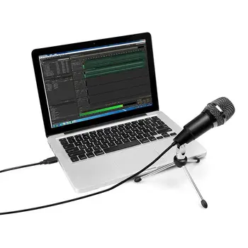 Mikrofón USB, Plug &Play, Home Studio USB Kondenzátorových Mikrofónov pre Skype, Nahrávky na YouTube, Google Voice Search, Hry(Wi