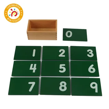 Detská Hračka Montessori Matematika Brúsnym papierom Číslo, Okno Drevené Predškolského Vzdelávania Počet Cvičenie Hračky Hry Raného Vzdelávania MA010