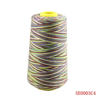 Multicolor šijacia niť 3000Y/Spool 40S/2 Polyesteru šijacie nite priemyselné šijacie nite na šitie dodávky doprava zadarmo