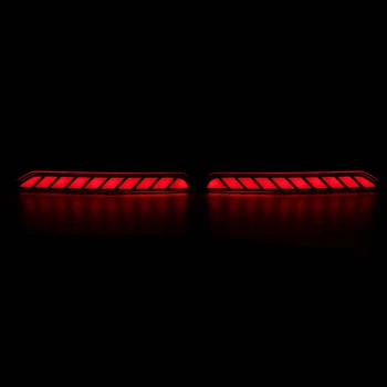 3 Funkcie LED Zadný Nárazník Reflektor Svetlo Červená Deň Beží Svetlo Brzdové Hmla Výbava Liatie Chvost Lampa Pre Subaru Forester 2008-2017