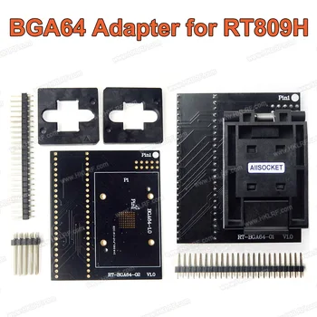 BGA64 Špeciálne EMMC Adaptér Pre RT809H Programátor RT-BGA64-01 Zásuvky 1.0 mm rozstup rámu 11*13mm Originálne Nové Doprava Zadarmo
