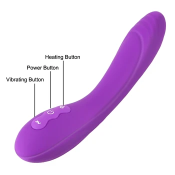 OLO 10 Vibračné Módy Kúrenie Dildo Na Análny Plug Klitorisu Pošvy, Sexuálne Hračky Pre Ženy, Žena Čarovná Palička Stick Vibrátor