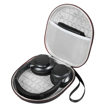 Pevný EVA Vonkajšie Cestovné puzdro, Skladovanie Taška Účtovná Box pre Anker-Soundcore Život Q20 Bezdrôtové Bluetooth Slúchadlá M5TB