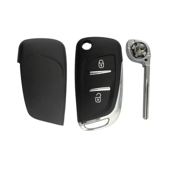OkeyTech 433Mhz ID46 Čip CEO536 2 Tlačidlá Smart Remote Kľúča Vozidla Peugeot 207 208 307 308 408 Upravené Skladací Kľúč HU83 čepeľ