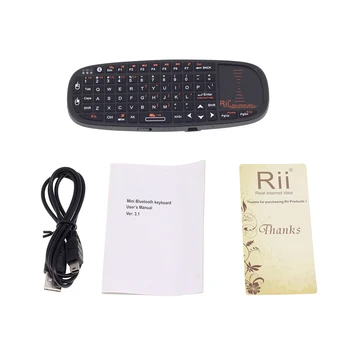 Rii i10BT Mini Bluetooth Klávesnica s Touchpadom pre Pro iPad/iPhone X /Android TV Box/Windows Tablety Telefónne Klávesnice, Bezdrôtové
