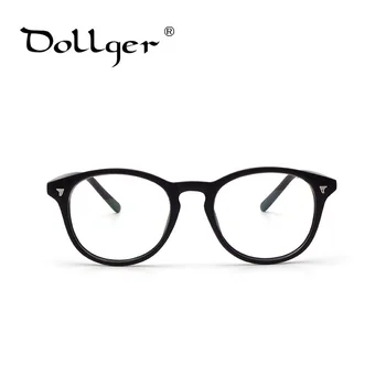 Dollger Optické Okuliare Rám Ženy Muži Kolo Nadrozmerné Kovové Okuliare Číre Šošovky Okuliare Krátkozrakosť okuliare prispôsobiť s1243