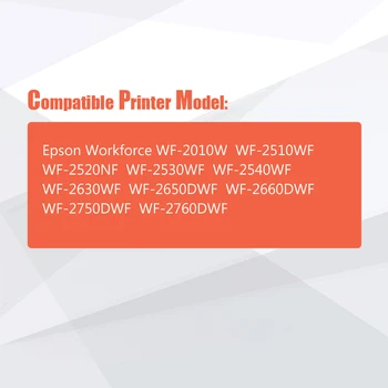 25x T1631 - T1634 T1621 16XL Kompatibilné Atramentové Kazety pre Epson WorkForce WF 2010 2510 2520 2530 2540 2750 2760 Tlačiareň