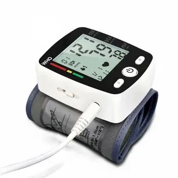 Sphygmomanometer Veľké Zápästie Krvného Tlaku Merač Srdcovej Frekvencie Srdca Poraziť Monitor Zariadenia Tonometer Stroj