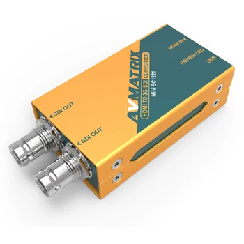 AVMATRIX Mini SC1221 HDMI na SDI Konvertor Vrecko-Veľkosť Vysielanie Converter, Vstup HDMI Signálu na Dual SDI Signálu